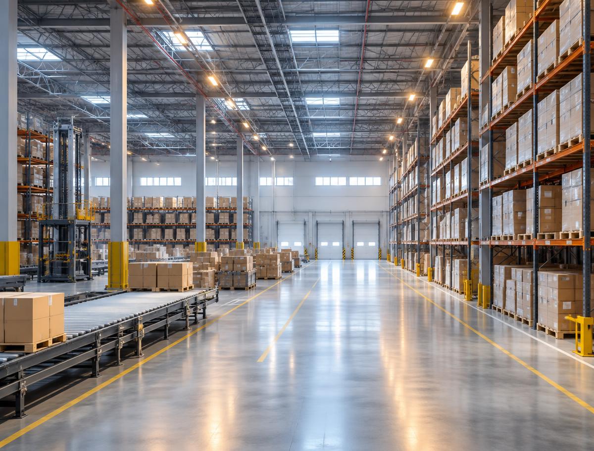 Modern distribution centres available through the OLAA partner network